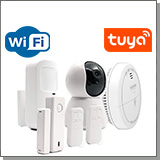 Охранно-пожарная Wi-Fi камера TUYA Видео-Alarm 5-W с датчиками